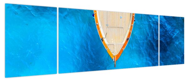 Obraz - Letnia łódź (170x50 cm)