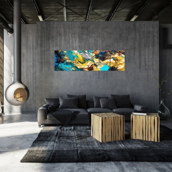 Obraz - Teksturowany obraz olejny (170x50 cm)
