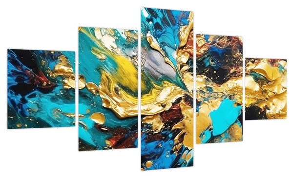 Obraz - Teksturowany obraz olejny (125x70 cm)