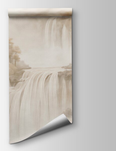 Fototapeta Wodospad w zamglonym krajobrazie, Fototapety Natura, Popularne Fototapety, t00902 - Tapeko.pl