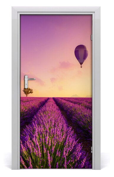 Fototapeta samoprzylepna na drzwi Pole lawendy