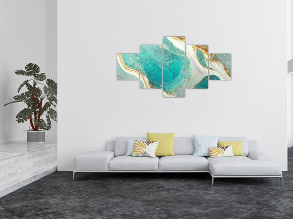 Obraz - Projekt marmuru II. (125x70 cm)