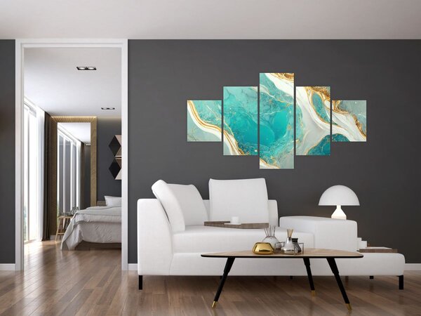 Obraz - Projekt marmuru II. (125x70 cm)