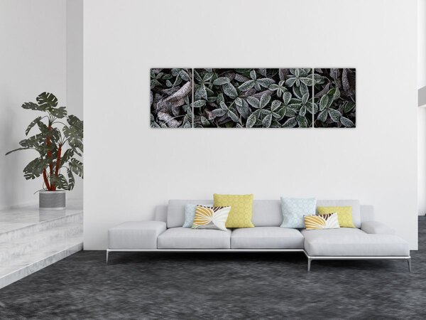 Obraz - Zamrożone rośliny (170x50 cm)