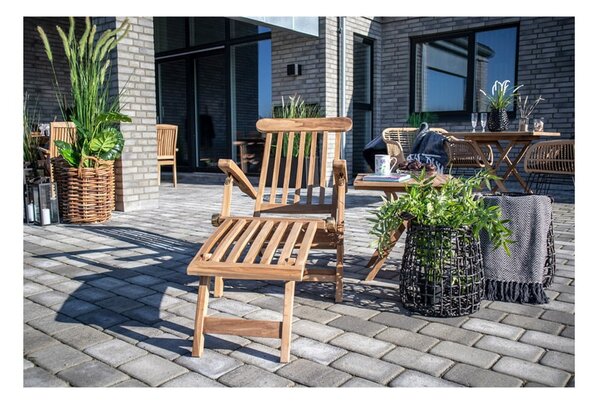 Leżak z drewna tekowego House Nordic Arrecife