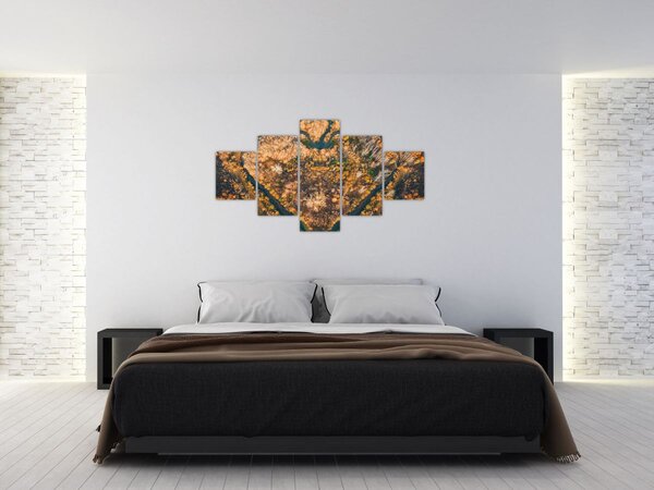 Obraz - Rzeka w kształcie serca (125x70 cm)