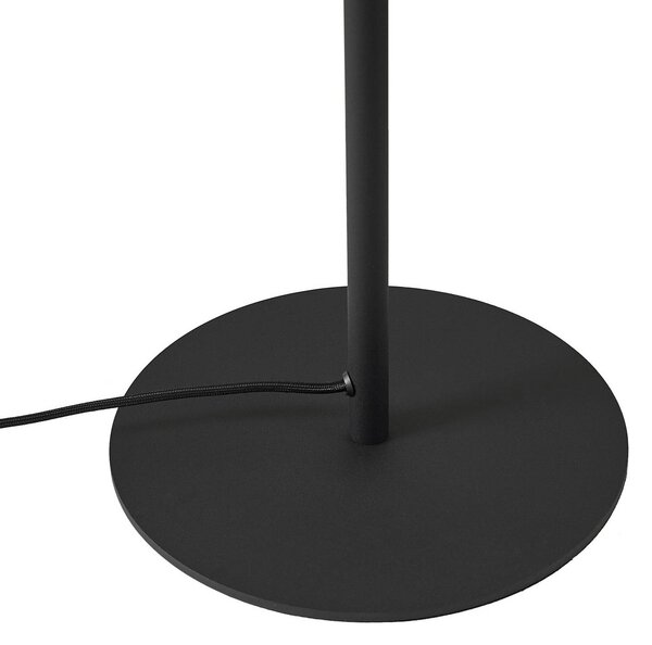 Lampa stojąca Virelle Lindby, biały / opal, salon / jadalnia, tkanina / materiał / jedwab, nowoczesny