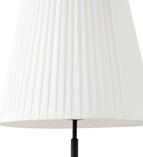 Lampa stojąca Virelle Lindby, biały / opal, salon / jadalnia, tkanina / materiał / jedwab, nowoczesny