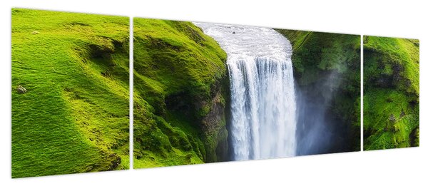 Obraz - Wodospad Skogafoss (170x50 cm)