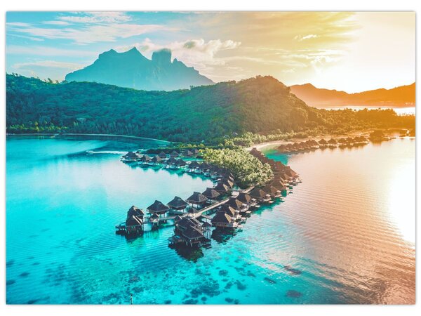Obraz - Bora Bora (70x50 cm)