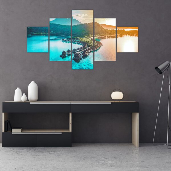 Obraz - Bora Bora (125x70 cm)