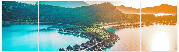 Obraz - Bora Bora (170x50 cm)