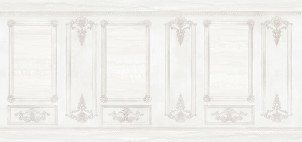 Fototapeta Biała ściana z ozdobnymi wzorami, Fototapety design, Popularne Fototapety, t00897 - Tapeko.pl