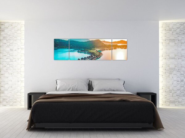 Obraz - Bora Bora (170x50 cm)