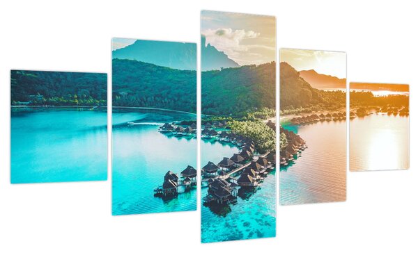Obraz - Bora Bora (125x70 cm)