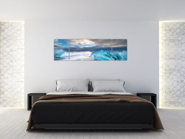 Obraz - Diamond Beach (170x50 cm)