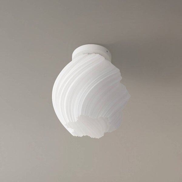 Lampa sufitowa Nuvia Lindby, możliwość ściemniania, biały / opal, salon / jadalnia, nowoczesny