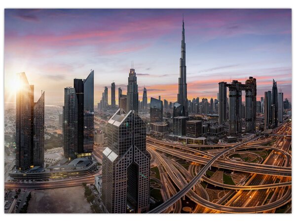 Obraz - Panorama Dubaju (70x50 cm)