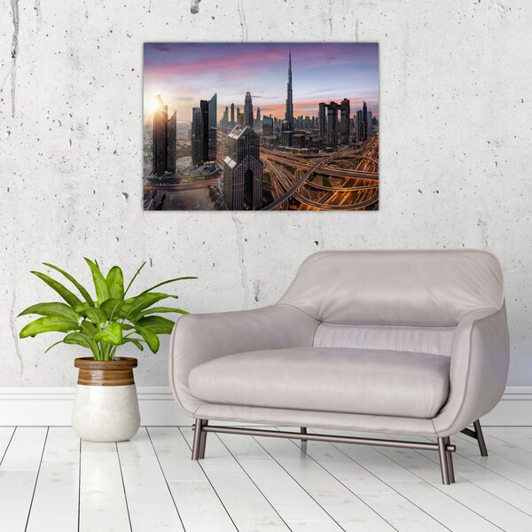 Obraz - Panorama Dubaju (70x50 cm)