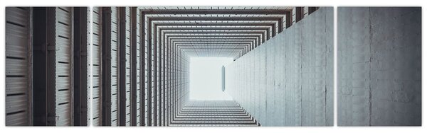 Obraz - Widok z wnętrza budynku (170x50 cm)