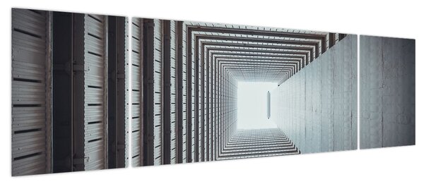Obraz - Widok z wnętrza budynku (170x50 cm)