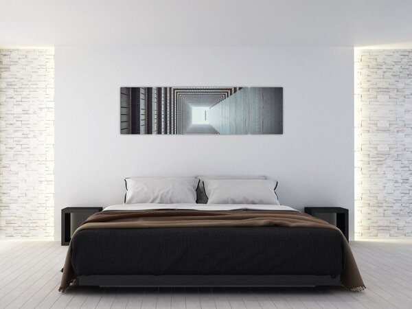 Obraz - Widok z wnętrza budynku (170x50 cm)