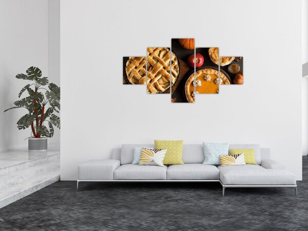 Obraz - Ciasto dyniowe (125x70 cm)