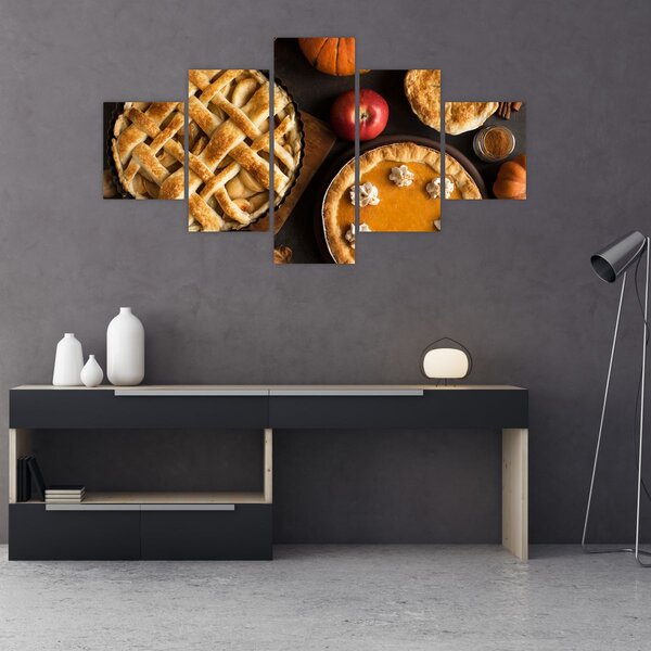 Obraz - Ciasto dyniowe (125x70 cm)