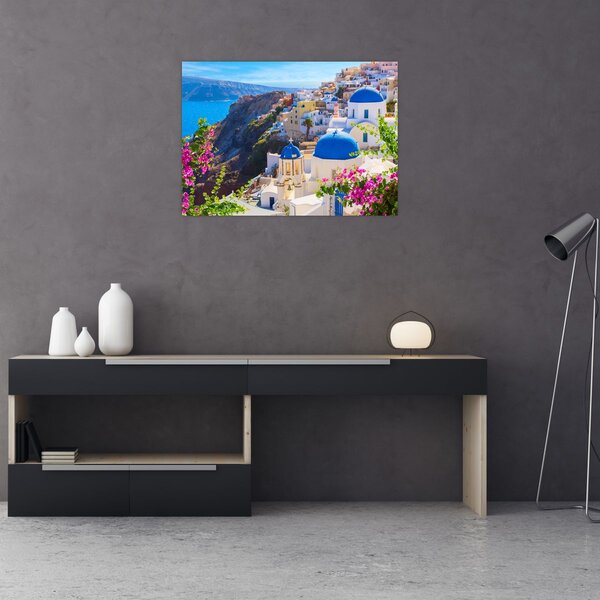 Obraz - Santorini, Grecja (70x50 cm)