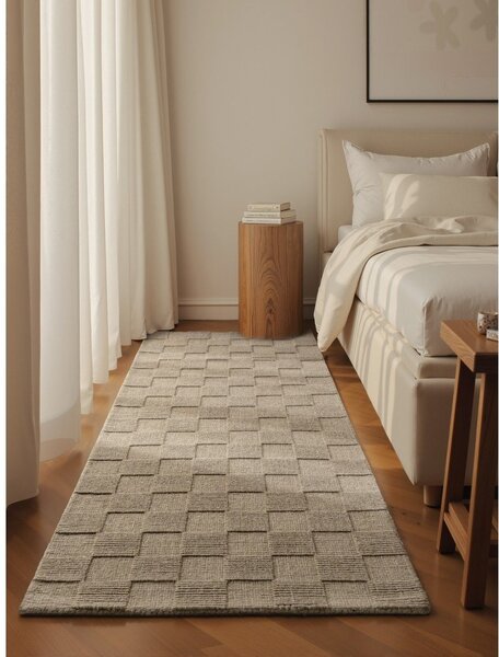 Beżowy wełniany chodnik tkany ręcznie 80x200 cm Scala – Villeroy&Boch