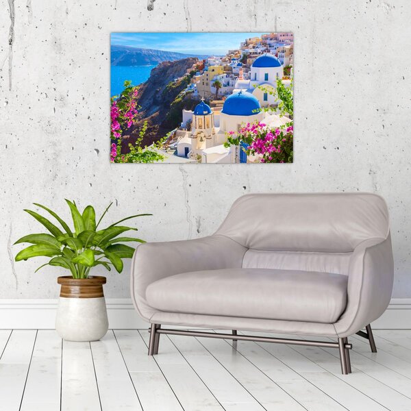 Obraz - Santorini, Grecja (70x50 cm)