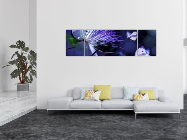 Obraz - Tropikalny kwiat (170x50 cm)