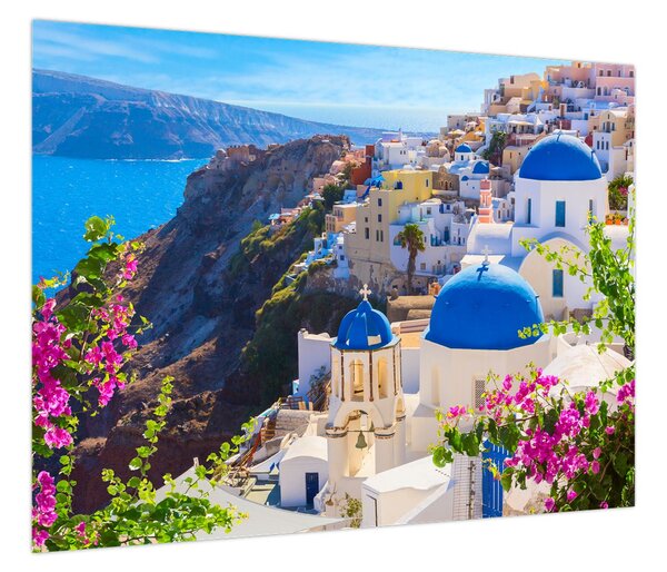 Obraz - Santorini, Grecja (70x50 cm)