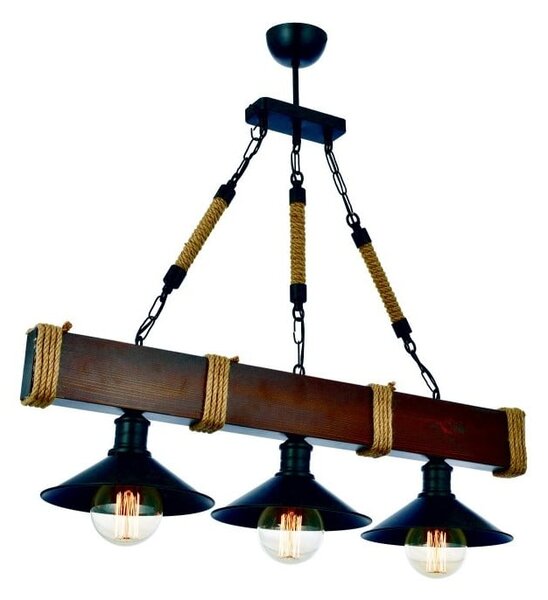 Lampa wisząca z drewna grabu Kütük Ceviz