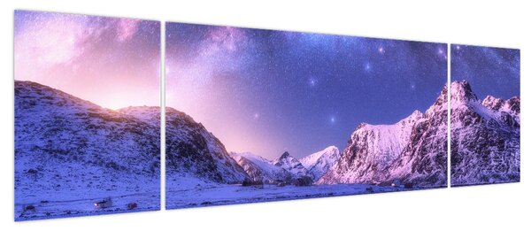 Obraz - Arktyczny krajobraz (170x50 cm)
