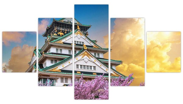 Obraz - Zamek Osaka (125x70 cm)