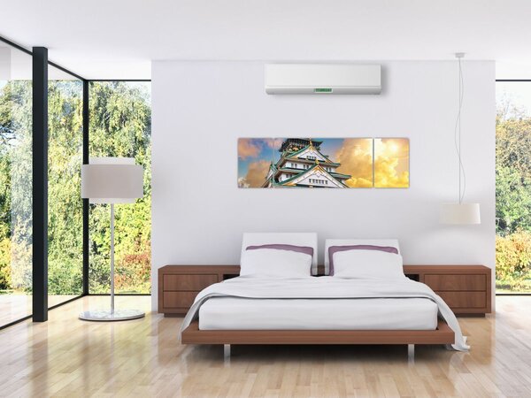 Obraz - Zamek Osaka (170x50 cm)