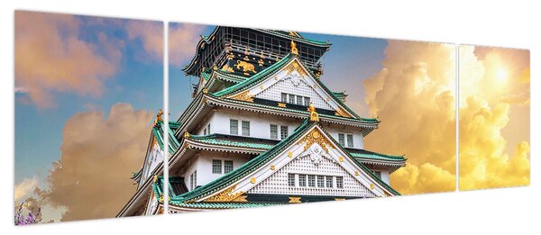 Obraz - Zamek Osaka (170x50 cm)