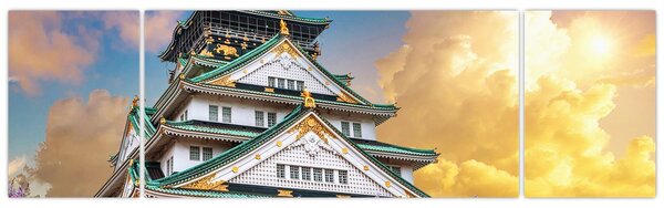 Obraz - Zamek Osaka (170x50 cm)