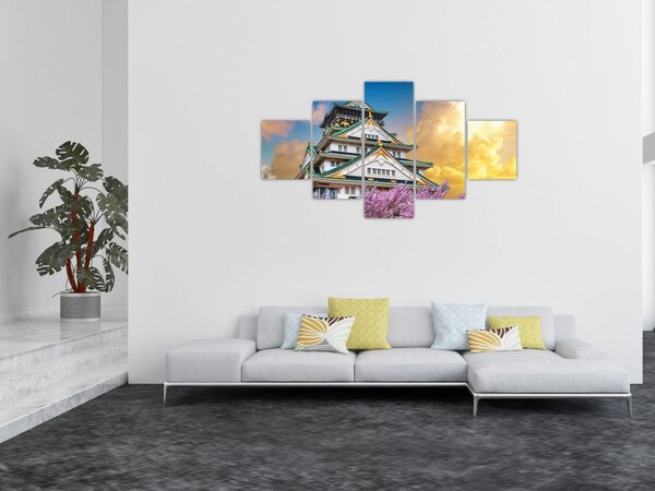 Obraz - Zamek Osaka (125x70 cm)