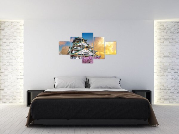 Obraz - Zamek Osaka (125x70 cm)