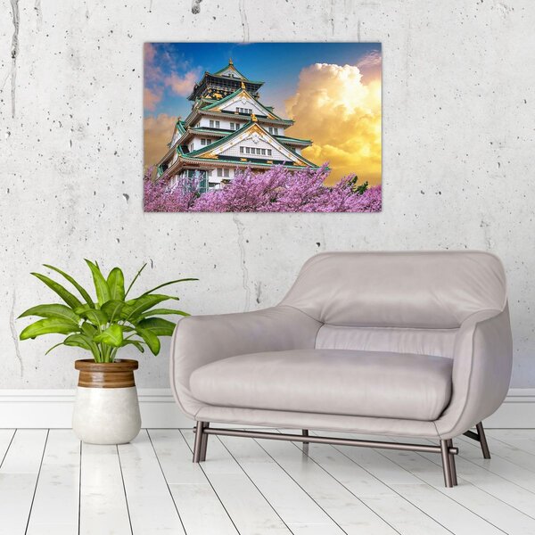 Obraz - Zamek Osaka (70x50 cm)