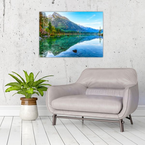 Obraz - Jezioro Hintersee (70x50 cm)
