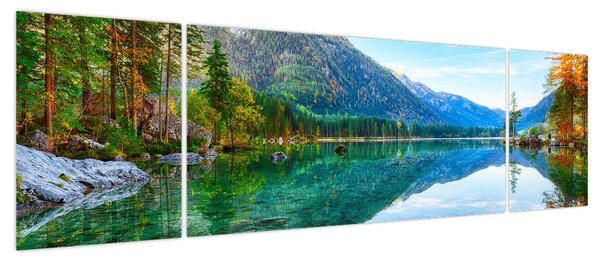 Obraz - Jezioro Hintersee (170x50 cm)