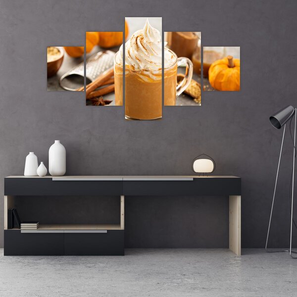 Obraz - Dyniowa latte (125x70 cm)