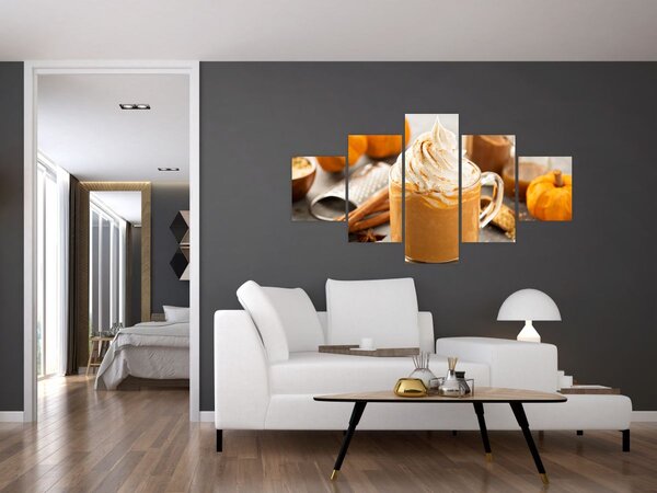 Obraz - Dyniowa latte (125x70 cm)