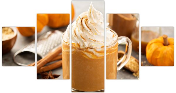 Obraz - Dyniowa latte (125x70 cm)