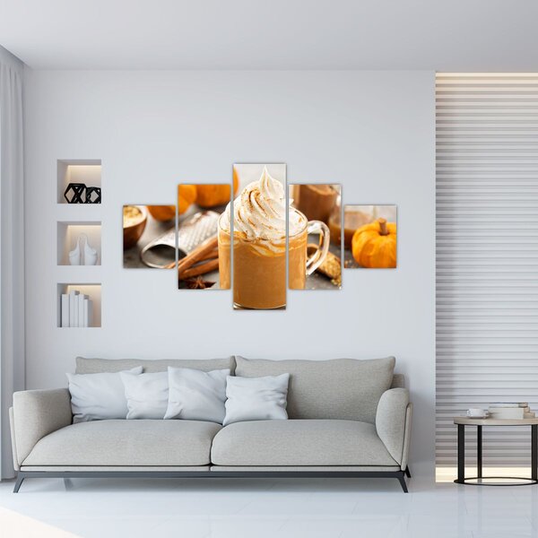 Obraz - Dyniowa latte (125x70 cm)