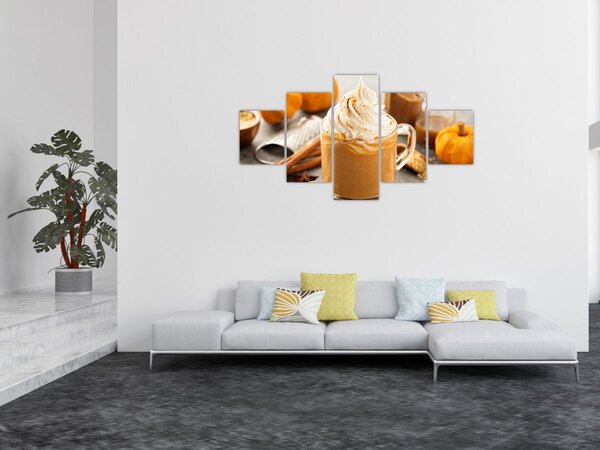Obraz - Dyniowa latte (125x70 cm)