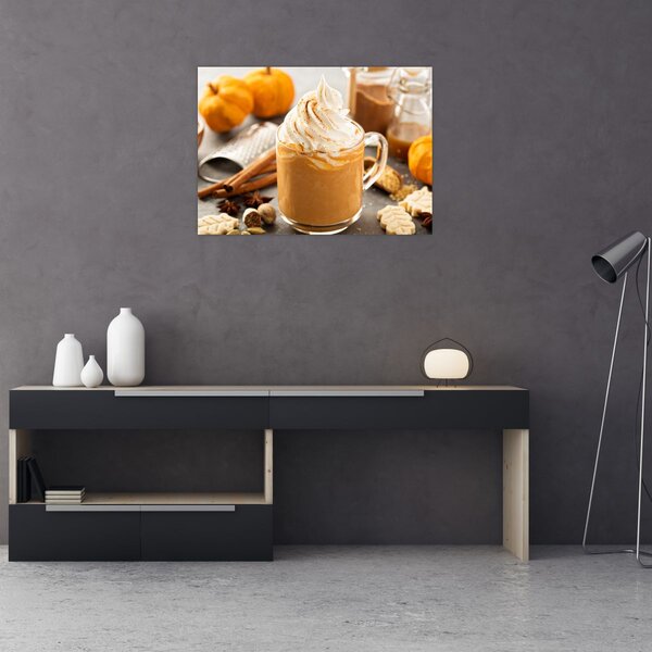 Obraz - Dyniowa latte (70x50 cm)